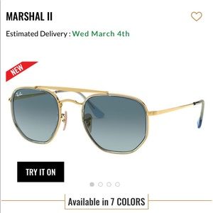 Marshall 2 Rayban Aviator